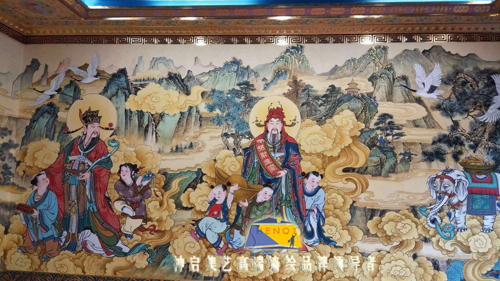 文化墙(财神庙)